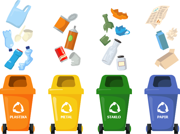 Recycling bins
